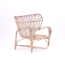 Load image into Gallery viewer, Viggo Boesen, bamboo &amp; rattan easy chair, 1960s