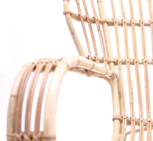 Viggo Boesen, bamboo & rattan easy chair, 1960s
