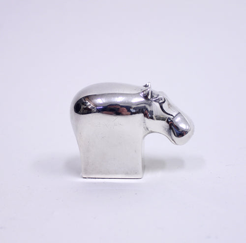 Gunnar Cyrén, paperweight Hippo for Dansk Designs, Japan, 1980s