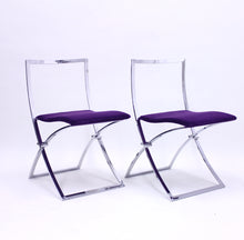 Load image into Gallery viewer, Marcello Cuneo, pair of Luisa chairs for Mobel Italia, 1970s