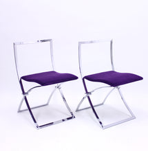 Load image into Gallery viewer, Marcello Cuneo, pair of Luisa chairs for Mobel Italia, 1970s