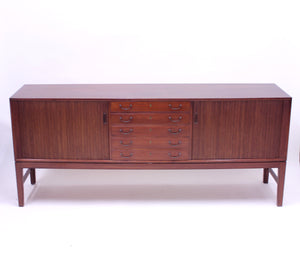 Ole Wanscher mahogany sideboard, A.J. Iversen, 1940s