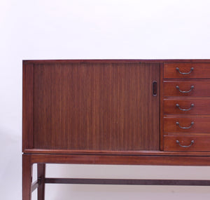 Ole Wanscher mahogany sideboard, A.J. Iversen, 1940s
