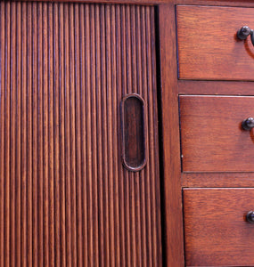Ole Wanscher mahogany sideboard, A.J. Iversen, 1940s