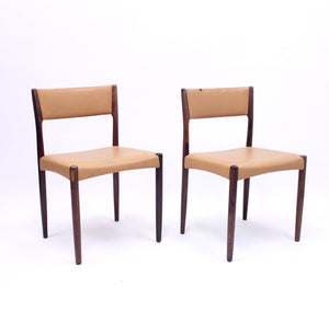 Pair of Danish rosewood chairs, 1960s