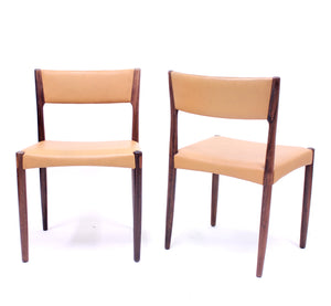 Pair of Danish rosewood chairs, 1960s