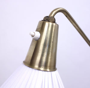 ASEA, brass floor lamp, attributed to Hans Bergström, 1950s