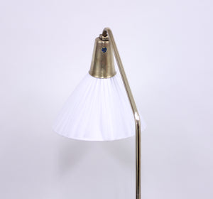 ASEA, brass floor lamp, attributed to Hans Bergström, 1950s