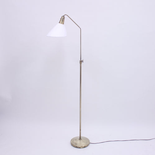 ASEA, brass floor lamp, attributed to Hans Bergström, 1950s