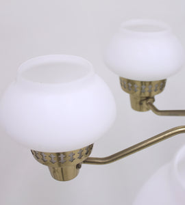 ASEA five light ceiling lamp, 1950s