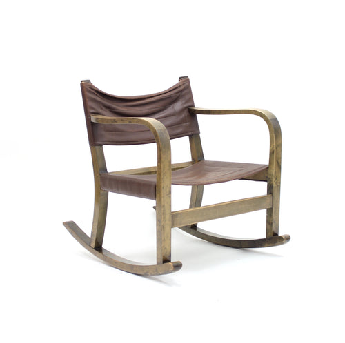 Eskil Sundahl art deco rocking chair for Bodafors, 1930s