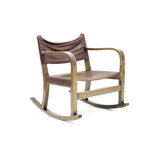 Eskil Sundahl art deco rocking chair for Bodafors, 1930s