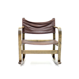 Eskil Sundahl art deco rocking chair for Bodafors, 1930s