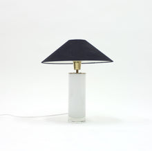 Load image into Gallery viewer, Opaline glass and brass table lamp, FAB, 1960s