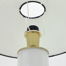 Load image into Gallery viewer, Opaline glass and brass table lamp, FAB, 1960s