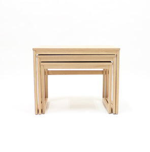 Svante Skogh, oak nesting tables, AB Seffle Möbelfabrik, 1960s