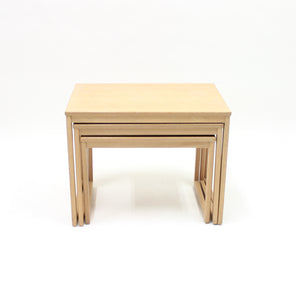 Svante Skogh, oak nesting tables, AB Seffle Möbelfabrik, 1960s