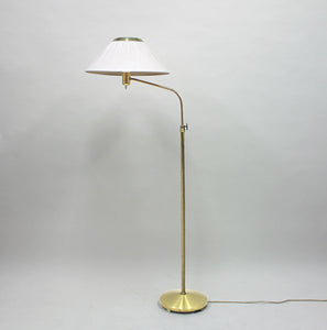 Brass floor lamp by ASEA, attributed to Hans Bergström, 1950s