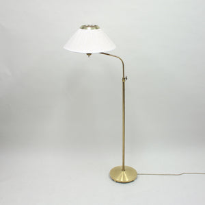 Brass floor lamp by ASEA, attributed to Hans Bergström, 1950s