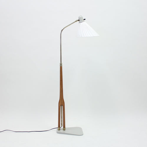 Hans Bergström, rare floor lamp by ASEA, 1950s