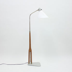 Hans Bergström, rare floor lamp by ASEA, 1950s