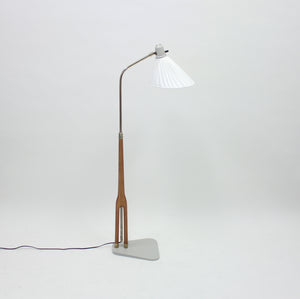 Hans Bergström, rare floor lamp by ASEA, 1950s