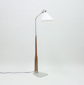 Hans Bergström, rare floor lamp by ASEA, 1950s