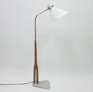 Hans Bergström, rare floor lamp by ASEA, 1950s
