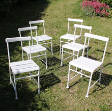Load image into Gallery viewer, Gunnar Asplund, set of 6 garden chairs for Iwan B. Giertz, 1930s