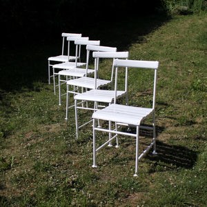 Gunnar Asplund, set of 6 garden chairs for Iwan B. Giertz, 1930s