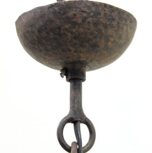 Load image into Gallery viewer, Arts &amp; Crafts iron and glass lantern, early 20th century