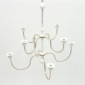Josef Frank, chandelier for candle lights, model 2586, Svenskt Tenn, 1970s