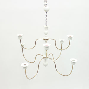 Josef Frank, chandelier for candle lights, model 2586, Svenskt Tenn, 1970s
