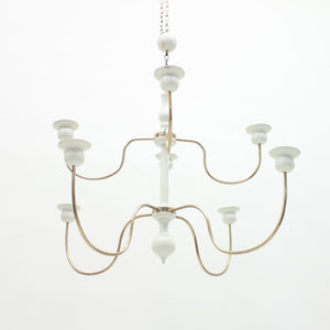 Josef Frank, chandelier for candle lights, model 2586, Svenskt Tenn, 1970s
