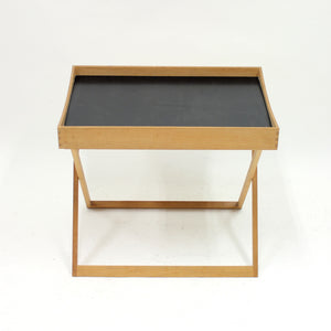 Torsten Johansson, foldable oak tray table for Bo-Ex, 1960s