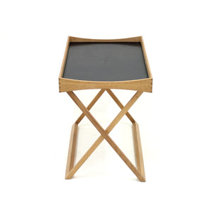 Torsten Johansson, foldable oak tray table for Bo-Ex, 1960s