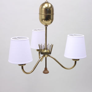 ASEA 3-light ceiling lamp, 1950s