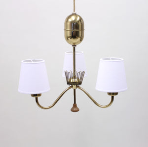 ASEA 3-light ceiling lamp, 1950s