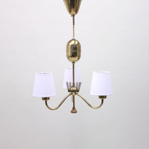 ASEA 3-light ceiling lamp, 1950s