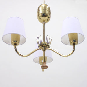 ASEA 3-light ceiling lamp, 1950s