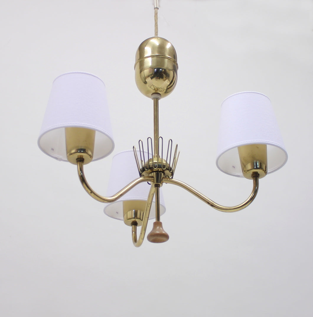 ASEA 3-light ceiling lamp, 1950s