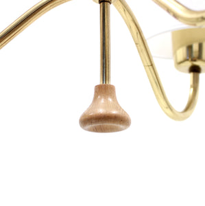 ASEA 3-light ceiling lamp, 1950s