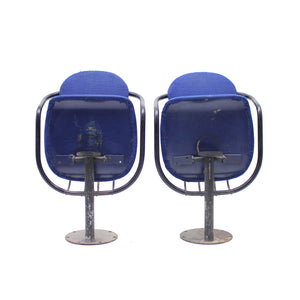 Poul Henningsen, pair of foldable theatre chairs for the Betty Nansen Theatre, 1957
