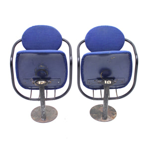 Poul Henningsen, pair of foldable theatre chairs for the Betty Nansen Theatre, 1957