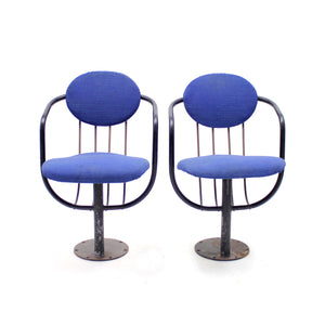 Poul Henningsen, pair of foldable theatre chairs for the Betty Nansen Theatre, 1957