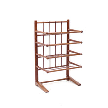 Load image into Gallery viewer, Mahogany magazine or note rack, attributed to Josef Frank, 1950s