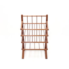 Load image into Gallery viewer, Mahogany magazine or note rack, attributed to Josef Frank, 1950s