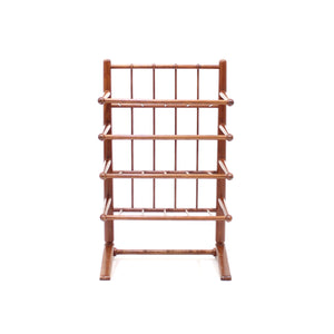 Mahogany magazine or note rack, attributed to Josef Frank, 1950s