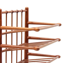 Load image into Gallery viewer, Mahogany magazine or note rack, attributed to Josef Frank, 1950s