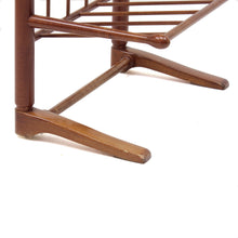Load image into Gallery viewer, Mahogany magazine or note rack, attributed to Josef Frank, 1950s